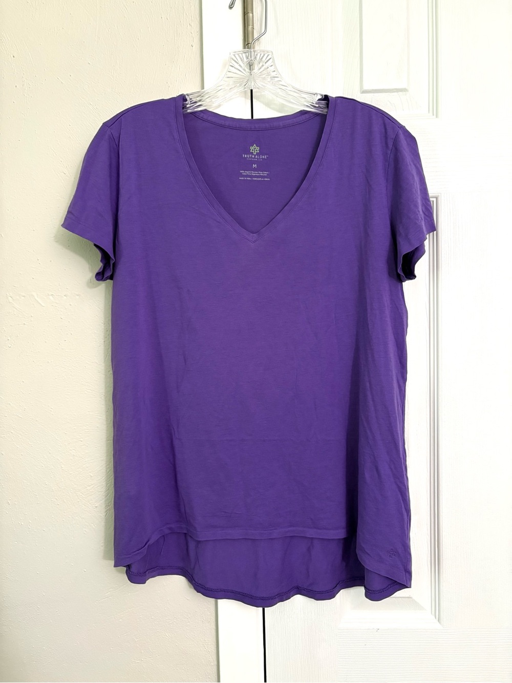 Truth Alone Organic Pima Cotton V-Neck Women's Tee